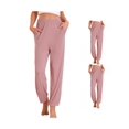 thumbnail image 1 of NOMADIC NOOK Womens Pajama Pants Soft Comfy Pj Pants Lounge Pants for Womens Sleepwear with Pocket Small Black 3 Pack Pink XX-Large, 1 of 6