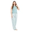 thumbnail image 1 of Womens Pajama Set Sleeveless Top Sleepwear Soft Pjs With Dots Printed Soft Long Pants Pajama Set Lounge Sets, 1 of 4