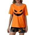 thumbnail image 1 of Womens Pajama Sets Cozy Comfort Stylish Halloween Leisure Sleepwear Loungewear Nightwear Nightclothes Homewear, 1 of 4