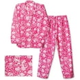 thumbnail image 1 of Womens Pajama Sets - Premium Pajamas for Women Set, Soft & Comfortable Two Piece Sets for Women Sleepwear, Stylish Pijamas de Mujer, Perfect PJ Sets (Pink, XXL), 1 of 7