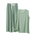 thumbnail image 1 of Womens Pajama Sets Sleeveless Tank Tops with Long Pants Lounge Set Plus Size Pj Loungewear Soft Sleepwear, 1 of 2