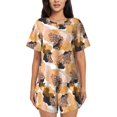 thumbnail image 1 of Womens Pajama Sets With Pocket, Camouflage Print No.9045 Lounge Sets Short Sleeve Sleepwear PJ Sets for Women, 1 of 6