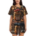 thumbnail image 1 of Womens Pajama Sets With Pocket, Hip-Hop Guinea Pig. Lounge Sets Short Sleeve Sleepwear PJ Sets for Women, 1 of 6