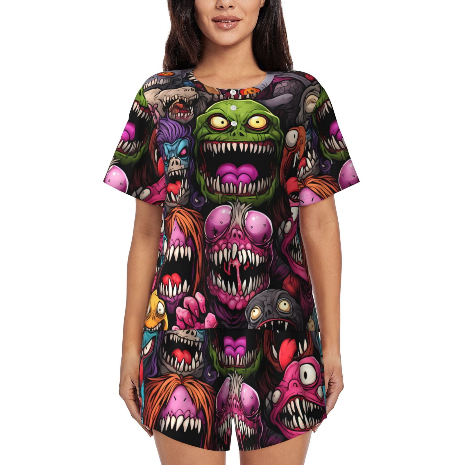 Pajama Sets Cartoon Sleepwear Loungewear Pajama main image 0