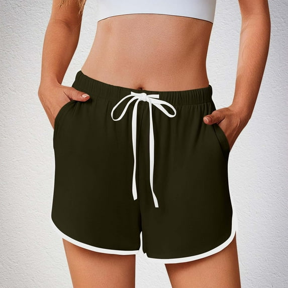 Womens Pajama Shorts Elastic Waist Sleep Shorts Stylish Lounge Shorts Casual Comfy Sweat Shorts Women Pj Shorts