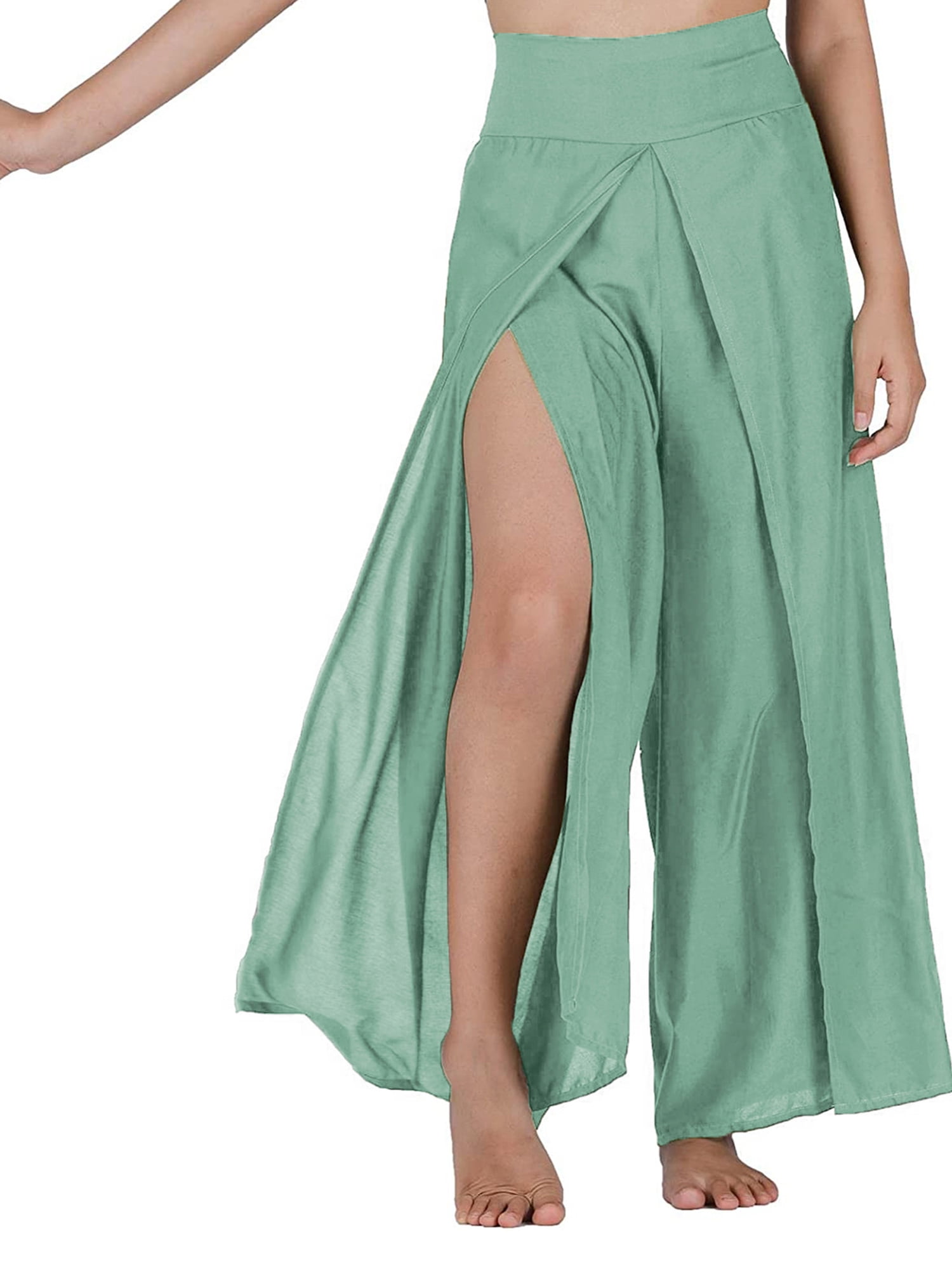 The Easy Breezy Eco Voile Wrap Pant - Main  Wrap pants, Poolside pants,  High waisted flares