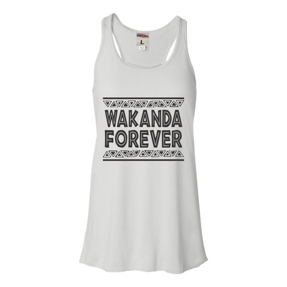 Womens Panther Forever Flowy Racerback Tank Top T-Shirt