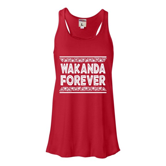 Womens Panther Forever Flowy Racerback Tank Top T-Shirt