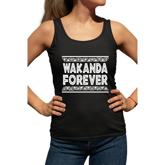 Womens Panther Forever Racerback Tank Top T-Shirt