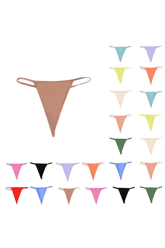 Womens Panties Breathable Seamless G String Panties Comfort Everyday Wear Woman Underwear Dark Blue S