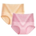 thumbnail image 1 of uublik Womens Panties Briefs Cotton Ladies Panties Ladies Full Coverage Briefs 2 Pack, 1 of 2