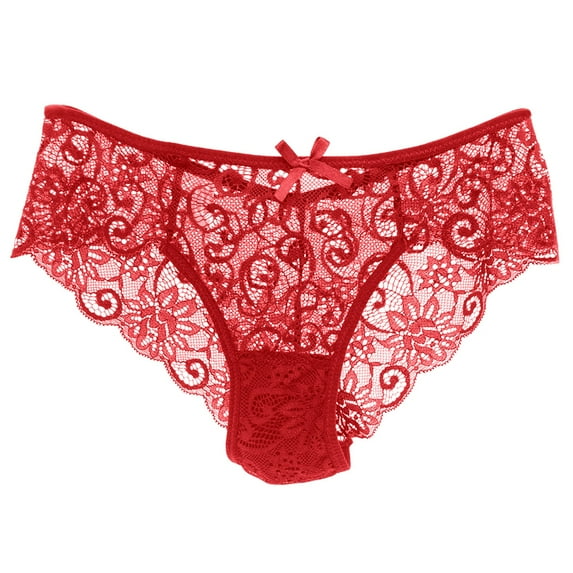Womens Panties Sexy Panties Lace Cutout Hollow Waist Sexy Panties