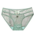 thumbnail image 1 of Womens Sexy Panties Hipster Panties for Women Valentine Underwear Green No Show Thong L, 1 of 3