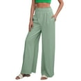 thumbnail image 1 of Womens Pants Business Casual Outfits for Women Green Trousers for Women Lounge Pants for Women'S Wide Leg Pants With Pockets Summer Pants for Women 2025, 1 of 4