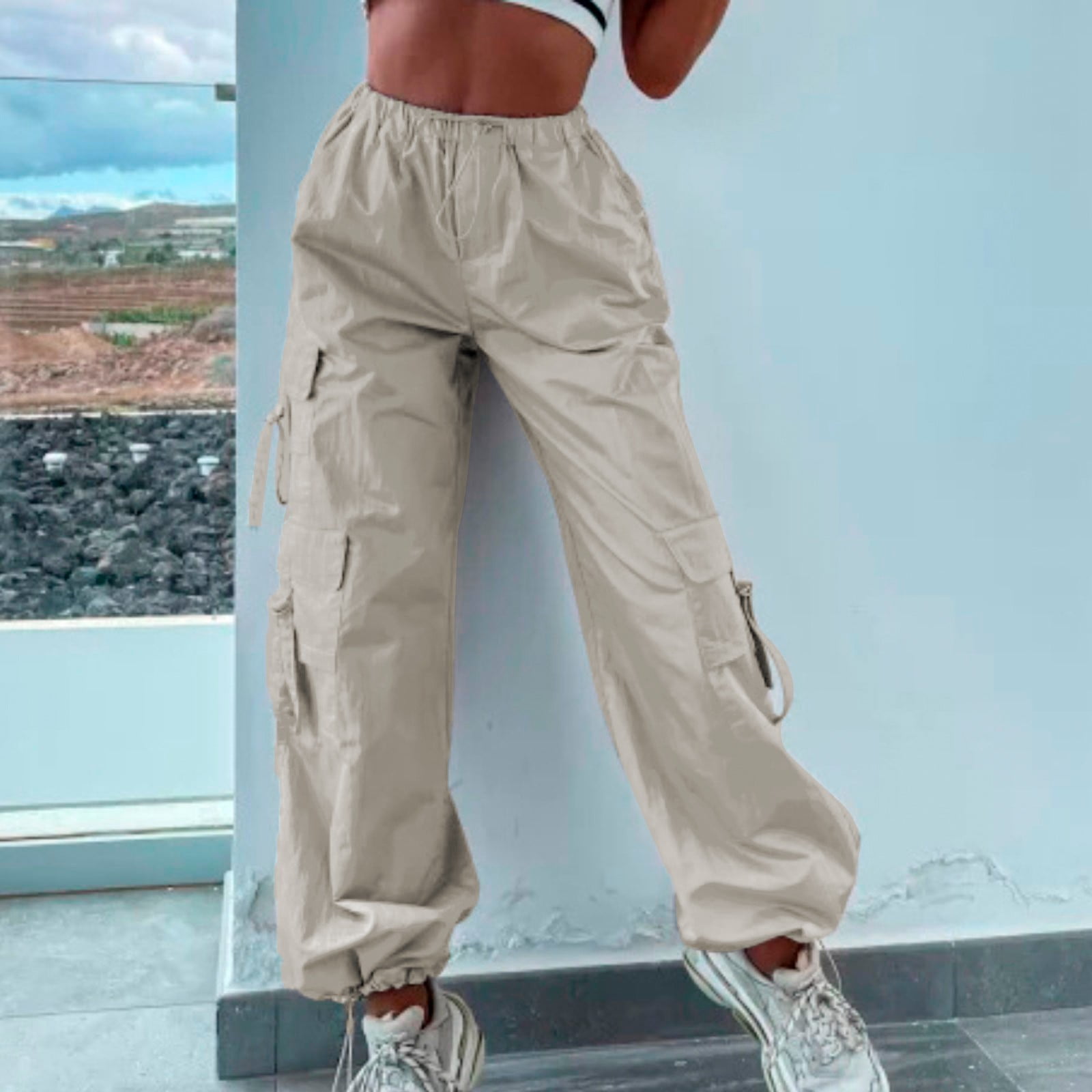Womens Pants Business Casual Outfits for Women Khaki Work Pants Women ...