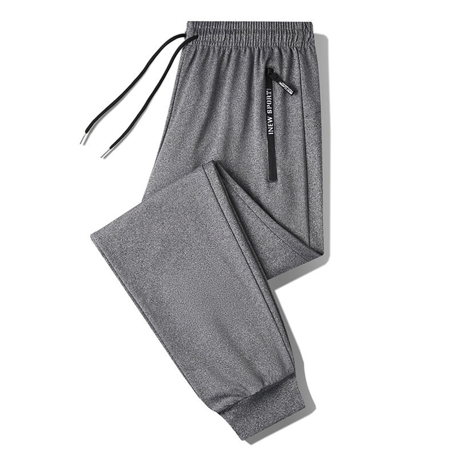 Womens Pants Casual Clearance Elastic Waist Grey Sweatpants Straight
