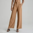 thumbnail image 1 of Womens Pants Casual Pants for Women Khaki Pants Women Loose Work Pants for Women High Waisted Trousers Womens Summer Outfits, 1 of 4