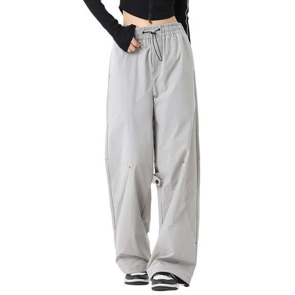 Womens Pants Casual Water Resistant Windproof Trekking Trousers Soft Shell Quick Dry for Mountain Climbing Hiking Light Gray S