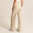 thumbnail image 1 of Womens Pants Casual Wide Leg Dress High Waist Tailored Button Down Trousers Pockets Pant Activewear, 1 of 6