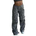 thumbnail image 1 of Womens Pants Fashion Women Trousers Full Pants Casual Straight Solid Color Suit Pants, 1 of 6