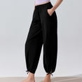thumbnail image 1 of Womens Pants High Waist Jeans Solid Color Pocket Denim Pants Casual Trousers, 1 of 5