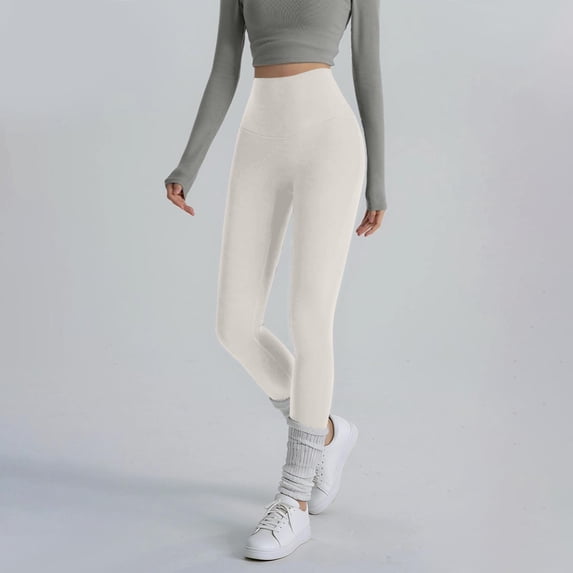 Womens Pants High Waist Solid Color Loose Tight Waist Tight Yoga Full Length Pants