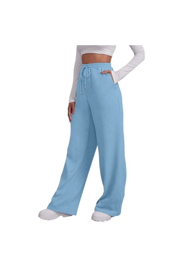 Womens Pants Ladies' Tunic Sweatpants Sweatpants High Waist Yoga Sports Belt Pocket