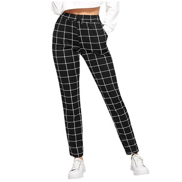 Women's Fashion Casual Lattice Loose Pants main image 0