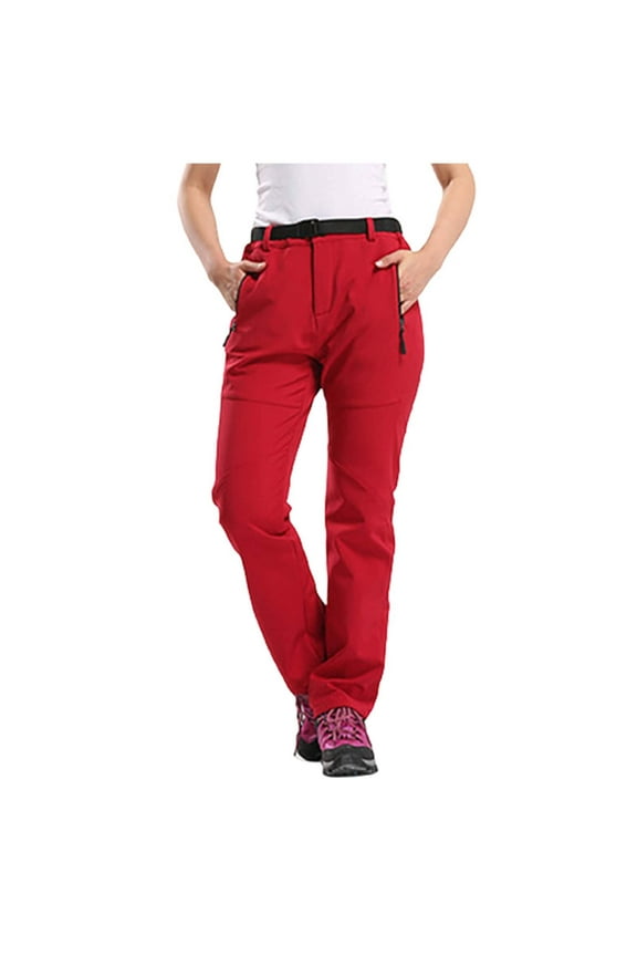 Womens Pants Plush Rain Water Proof Hiking Over Windproof Outdoor Fishing Rain Gear Travel pants