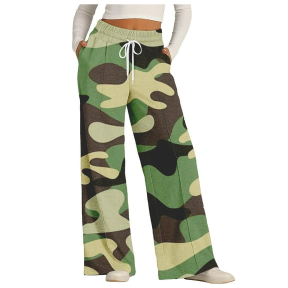 Womens Pants Solid Color Pocket Straight Loose Stretch Yoga Pants Color Contrast Boho Cropped Pants