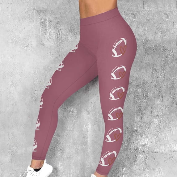Womens Pants Sports Fitness Pants Solid Color Leggings Casual Tight Fitting Yoga Pants Stretch Pants,Pants for Women Plus Size Watermelon Red XL