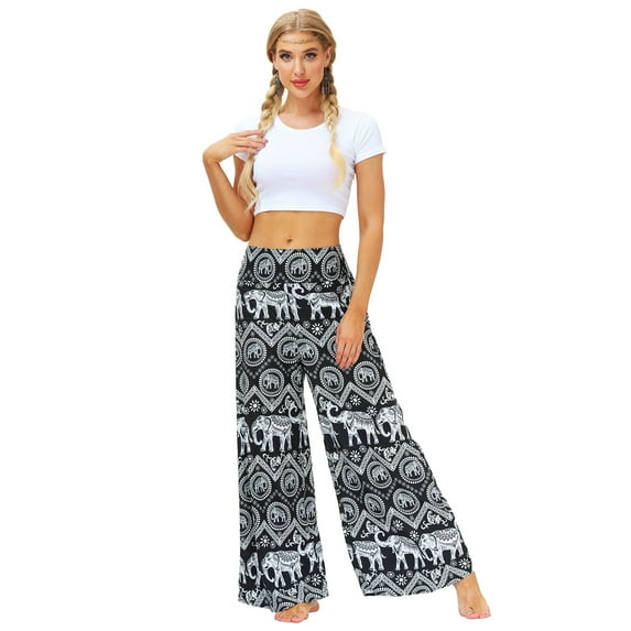Womens Pants Summer Loose Casual Wide Leg Pants Fashion Straight Pants