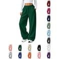 thumbnail image 1 of Womens Pants Wide Leg Tall Long legs Sweatpants Baggy Drawstring Low Rise Lounge Pants Full Joggers with Pockets Pants for Women, 1 of 8