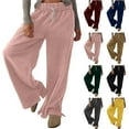 thumbnail image 1 of Womens Pants Wide Leg Tall Long legs Sweatpants Baggy Drawstring Low Rise Lounge Pants Full Joggers with Pockets Pants for Women, 1 of 9