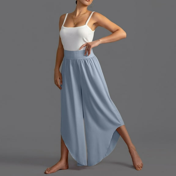 Womens Pants Womens Casual Pants Blue Work Pants Women Lightweight Summer Pants Women High Waist Pants Women Womens Summer Pants
