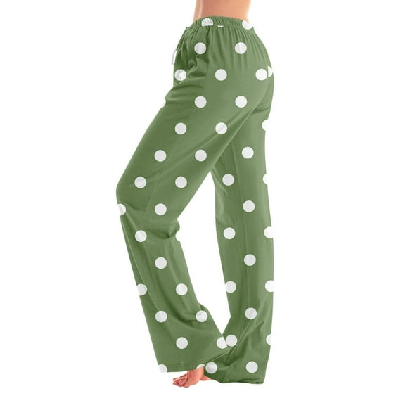 Womens Pants Womens Pajama Pants Fashion Elastic Waist Relaxed Fit Drawstring Sleep Bottoms Pj Pants for Women Casual Pants Women