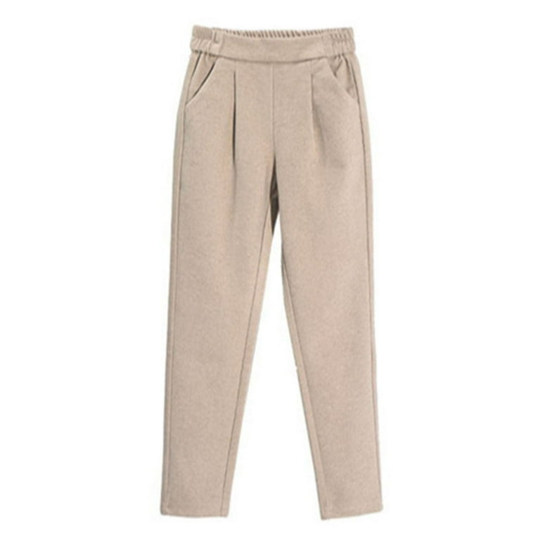 Womens Paper Bag Pants Casual up Pants for Women Work Casual