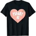 thumbnail image 1 of Womens Peach Aesthetic Peaches Fruit Design T-Shirt Black X-Large, 1 of 5