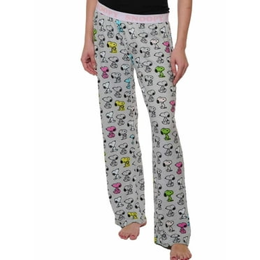 Peanuts Womens' Joe Cool Snoopy Woodstock Nightgown Pajama Shirt Dress ...