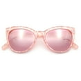 thumbnail image 1 of SA106 Womens Pearl Color Cat Eye Sunglasses All Pink, 1 of 9