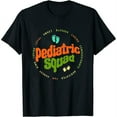 thumbnail image 1 of Womens Pediatric Nurse Apparel - Pediatric Halloween Squad Premium T-Shirt Black Medium, 1 of 5