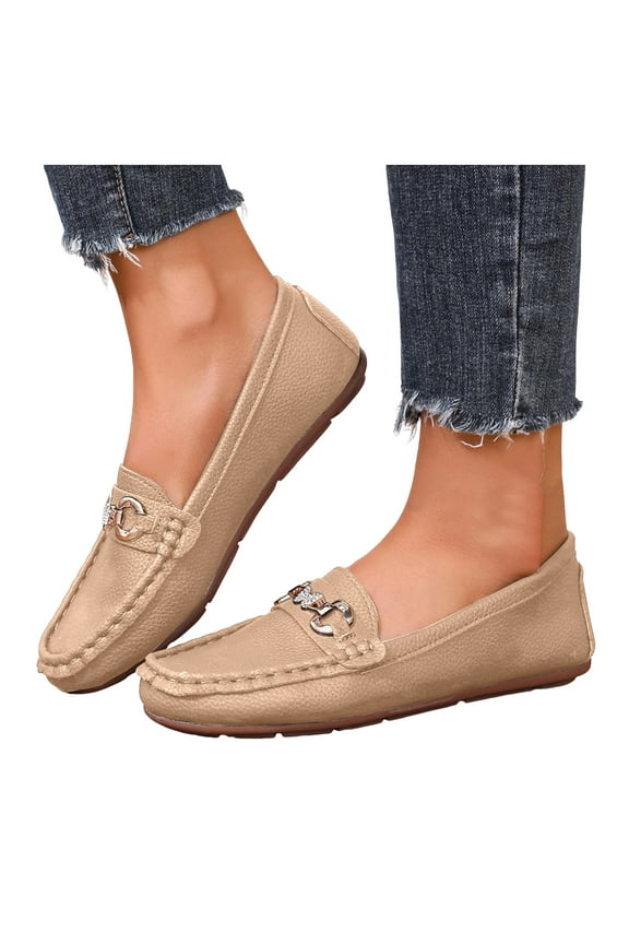 Womens Penny Loafers Classic Casual Soft Leather Sparkly Rhinestones Butterfly Slip on Walking Flats Dress Oxfords Shoes