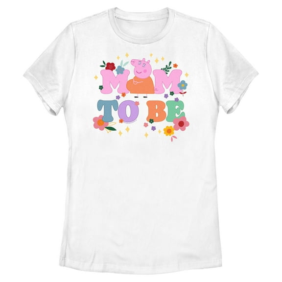 Womens Peppa Pig Mom To Be T Shirt