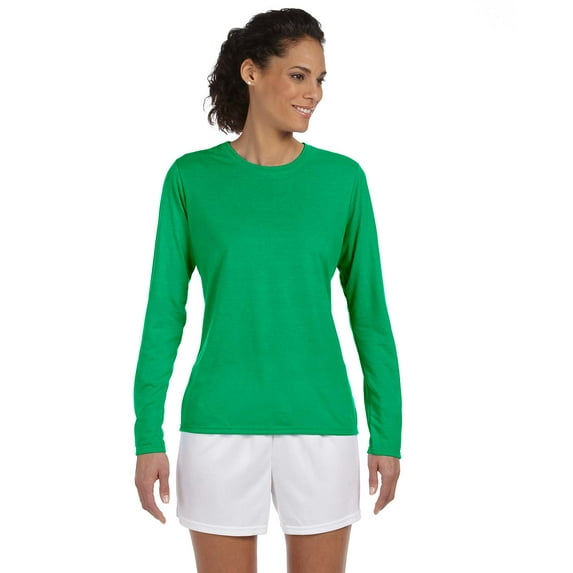Womens Performance Long-Sleeve T-Shirt 10 Pack