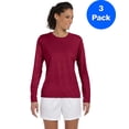 thumbnail image 1 of Womens Performance Long-Sleeve T-Shirt 3 Pack, 1 of 2