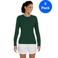 thumbnail image 1 of Womens Performance Long-Sleeve T-Shirt 5 Pack, 1 of 2