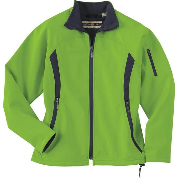 Womens Performance Soft Shell Jacket - Tahiti Green - North End