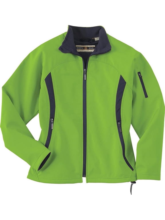 Womens Performance Soft Shell Jacket - Tahiti Green - North End