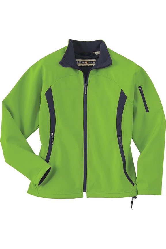 Womens Performance Soft Shell Jacket - Tahiti Green - North End