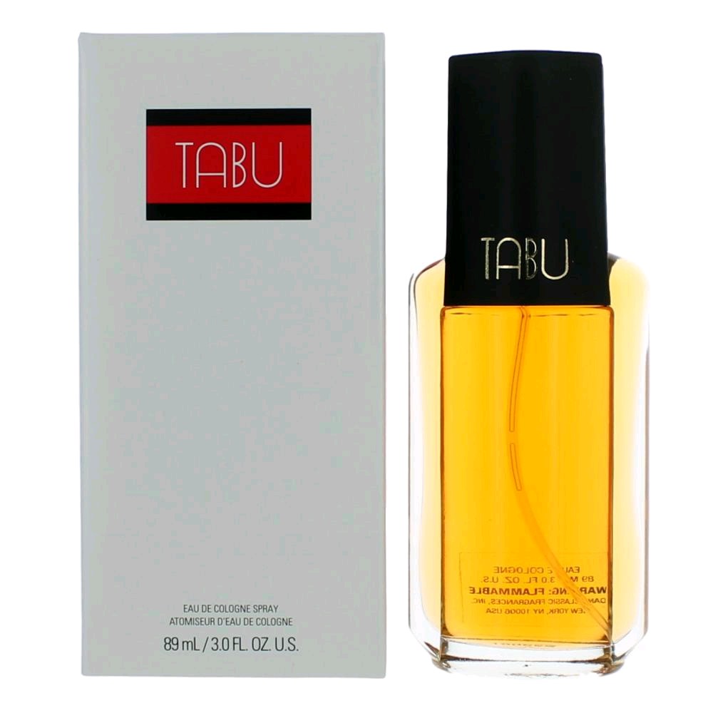 Womens Perfume Fragrance Tabu 3 Oz Cologne Spray 